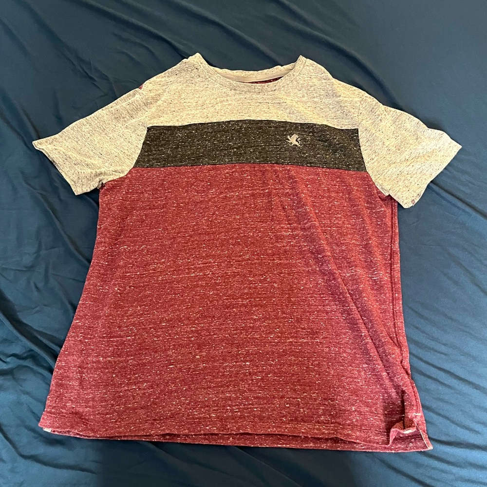 Express Tee (Maroon & Gray)